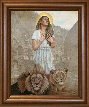 St. Blandina of Lyon Framed Art