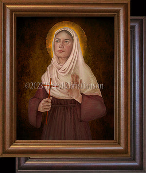 St. Chloe of Corinth Framed Art