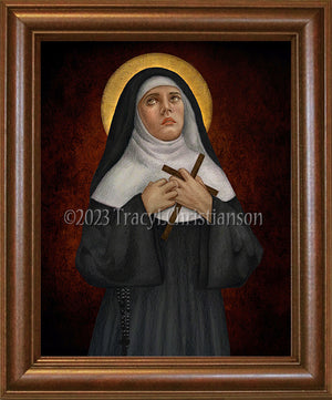 St. Marie of the Incarnation Framed Art