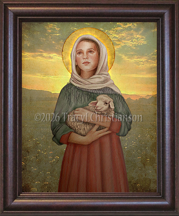 St. Regina of Autun Framed Art