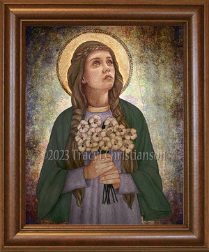 St. Seraphina Framed Art