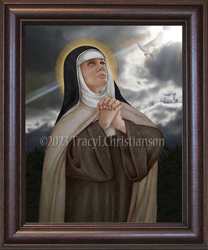 St. Teresa of Avila  (B) Framed