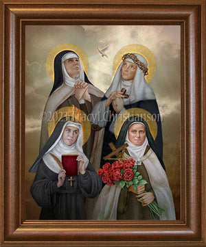 Women Doctors of the Church Framed Art