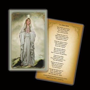 Our Lady, Star of the Sea Holy Card