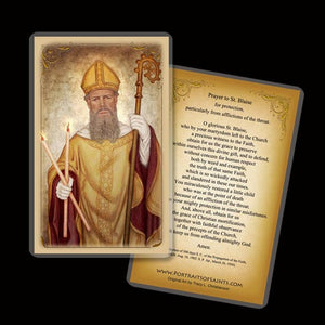 St. Blaise (Blase) Holy Card