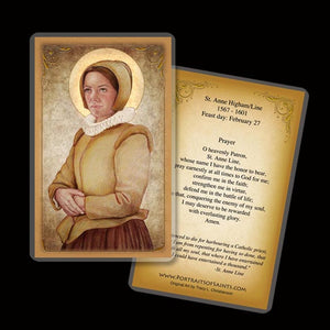 St. Anne Line Holy Card