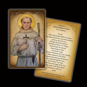 St. Junipero Serra Holy Card
