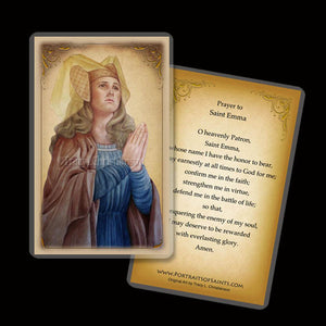 St. Emma of Gurk Holy Card