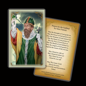 St. Patrick (C) Holy Card