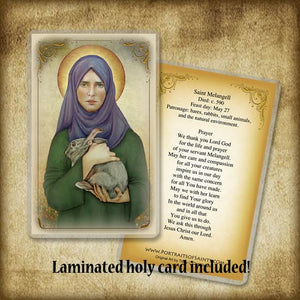 St. Melangell Pendant & Holy Card Gift Set