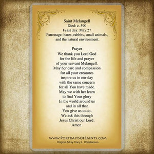 St. Melangell Holy Card