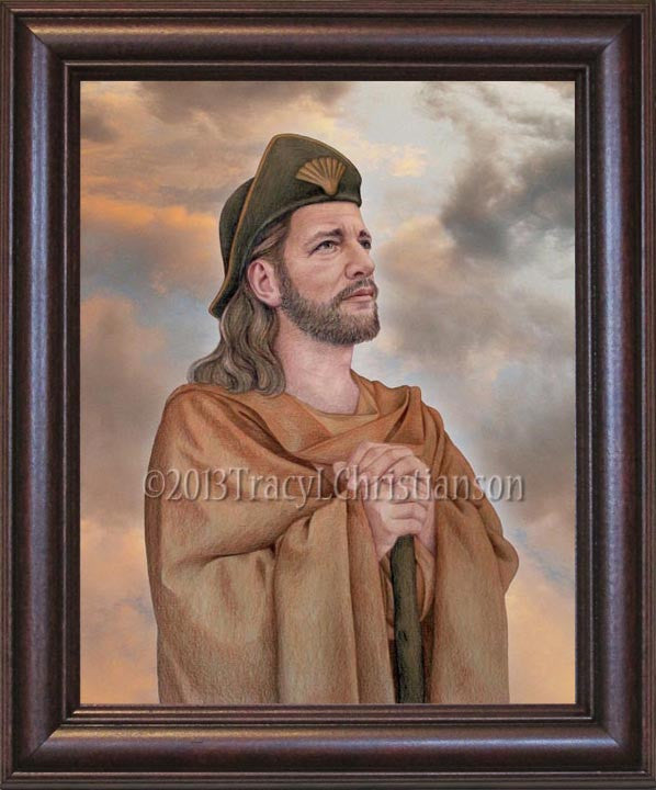 St. James the Greater Framed - Portraits of Saints