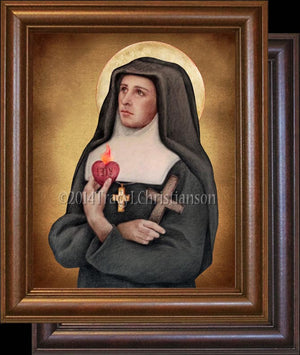 St. Jane de Chantal Framed