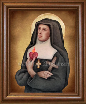 St. Jane de Chantal Framed
