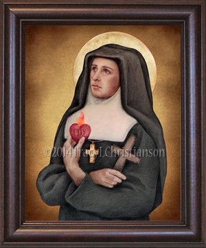 St. Jane de Chantal Framed