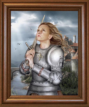 St. Joan of Arc Framed