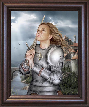 St. Joan of Arc Framed