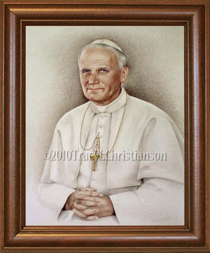 Pope St. John Paul II Framed