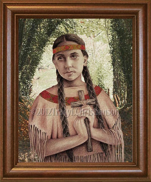 St. Kateri Tekakwitha Framed