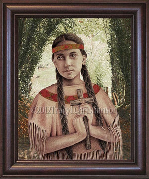 St. Kateri Tekakwitha Framed