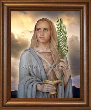 St. Lucy Framed