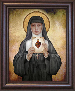 St. Margaret Mary Alacoque Framed