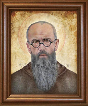 St. Maximilian Kolbe Framed