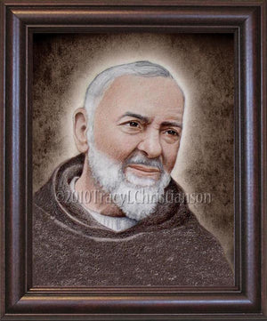 St. Padre Pio (A) Framed