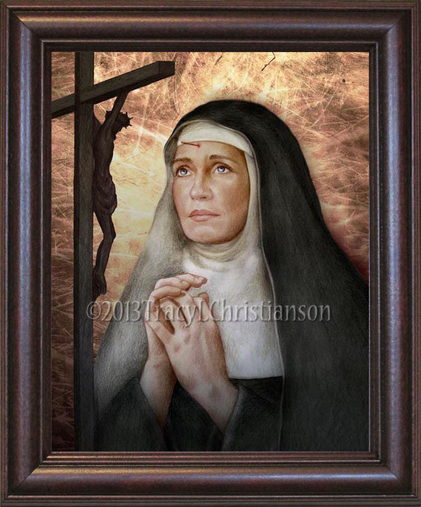 Saint Rita Frame St. Rita of Cascia Framed - Portraits of Saints