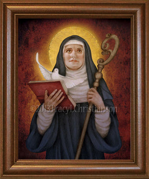 St. Scholastica Framed