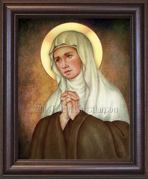 St. Angela Merici Framed