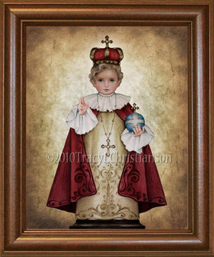 Infant of Prague Framed