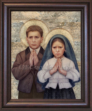 St. Francisco & St. Jacinta Marto Framed