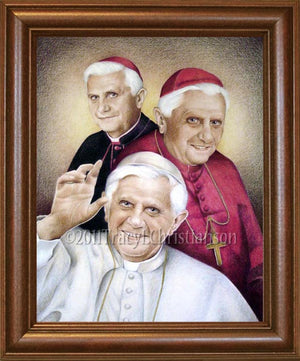 Pope Benedict XVI Framed