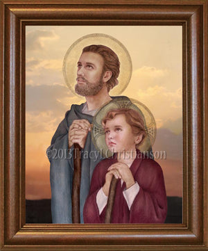 St. Joseph, Foster Father of Jesus Framed