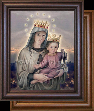 Our Lady of Mount Carmel Framed