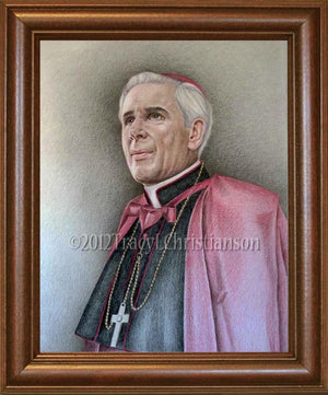 Bishop Fulton Sheen Framed Art