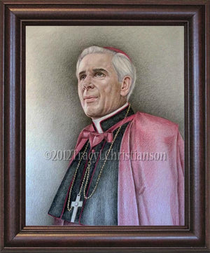 Bishop Fulton Sheen Framed Art