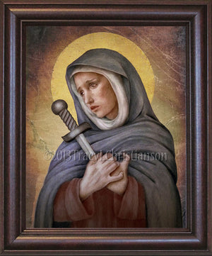 Our Lady of Sorrows Framed