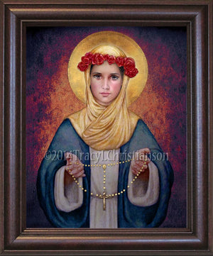 Our Lady of the Rosary Framed