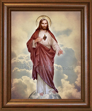 Sacred Heart (full-length) Framed