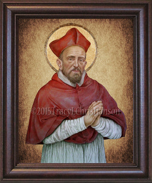 St. Robert Bellarmine Framed