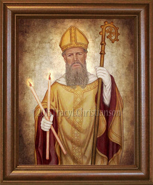 St. Blaise (Blase) Framed