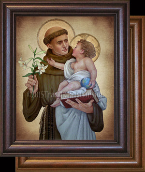 St. Anthony of Padua (B) Framed