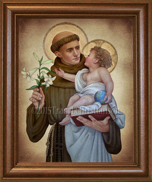 St. Anthony of Padua (B) Framed