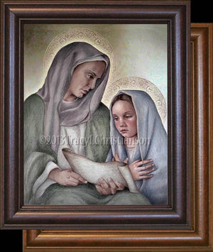 St. Anne and the Child Mary Framed