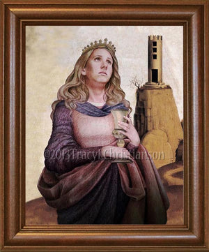 St. Barbara Framed