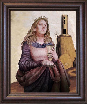 St. Barbara Framed