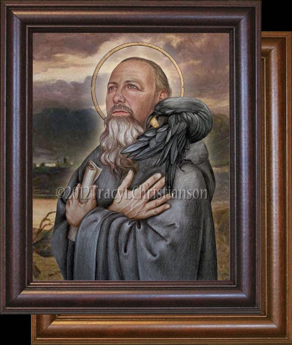 St. Benedict of Nursia Framed - Portraits of Saints