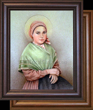 St. Bernadette Framed